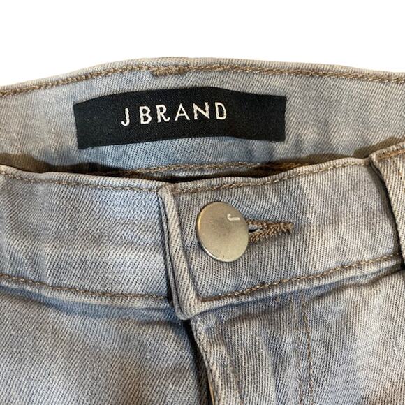 J Brand Light Wash Rail Illusion Skinny Denim Jeans Women Sz 26 - Picture 8 of 10